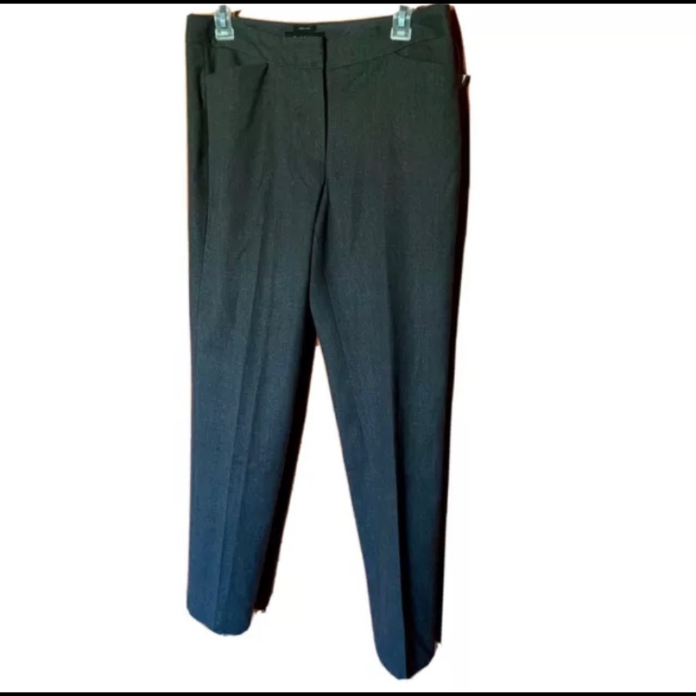 Talbots Heritage Womens Pants Trousers Gray Slacks Ladies Petite 4 Dress Pants